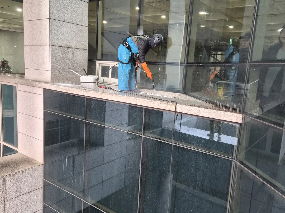 정읍시 감곡면 건물 복도·대기 동선 야간 위생청소 사례 - 행진크린